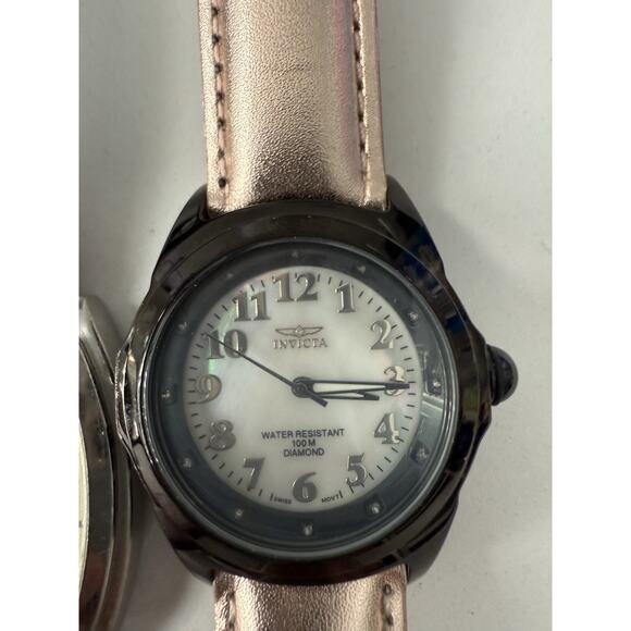 Lot of 3 Watches UNTESTED | Invicta Diamond + Kenneth Cole + Charles Raymond main image 14